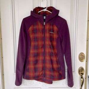 Like new Columbia fleece zip up hoodie
